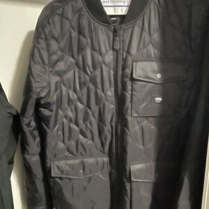 Vans Black Quilted Men's Puffer Jacket